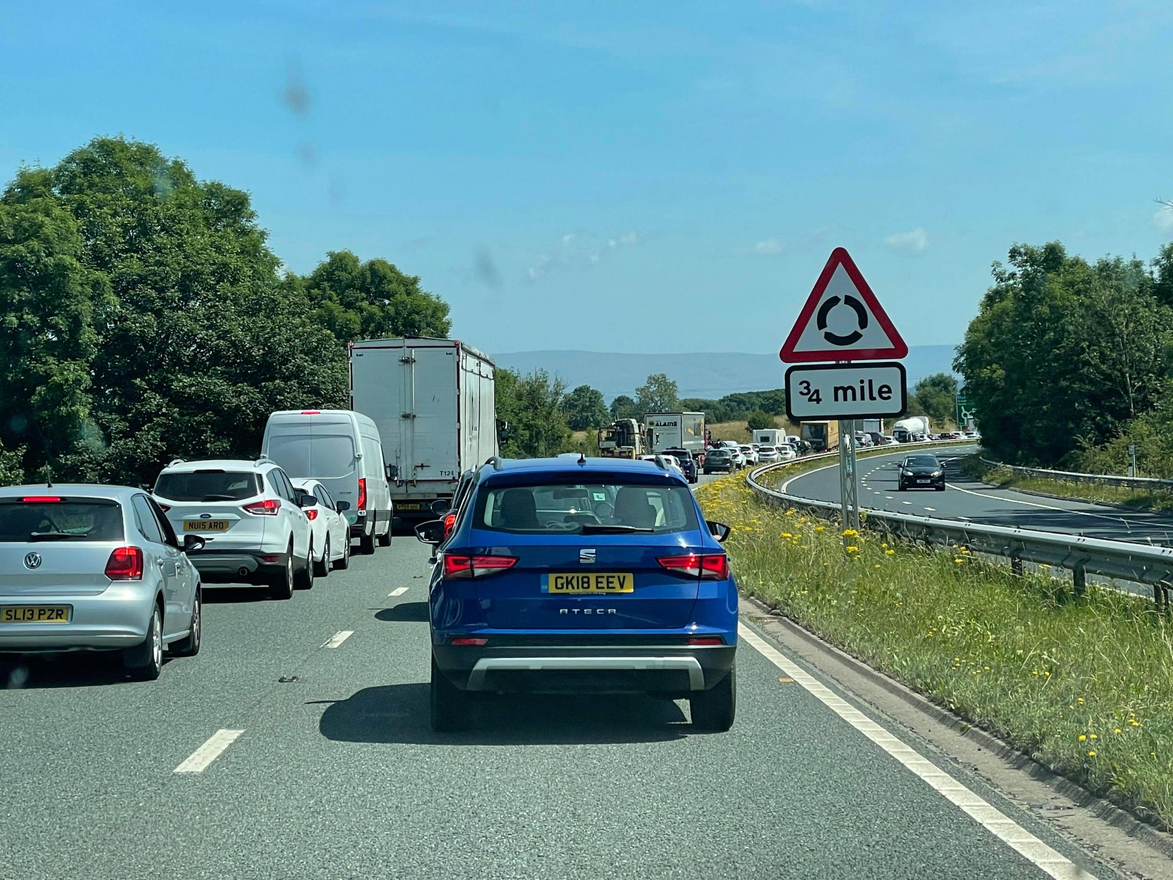 Lake District Holiday Traffic Backs Up On The M6 News And Star