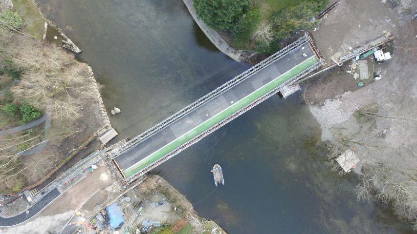 Temporary Bridge At Pooley Bridge Ahead Of Schedule News And Star